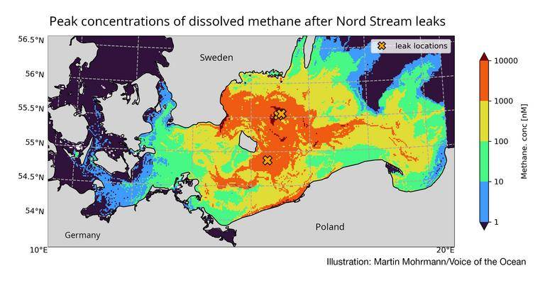 Nord Stream Methane Spread Below Surface for Several Months