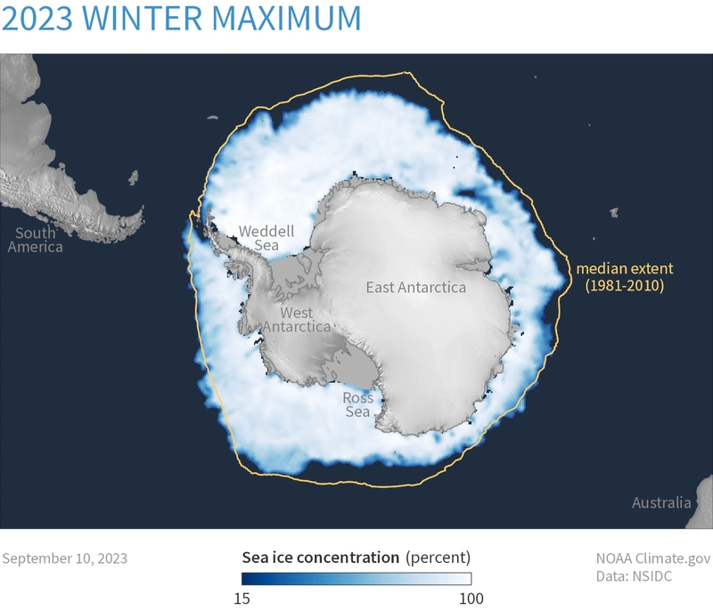 Wind Patterns Help Predict Low Antarctic Sea Ice