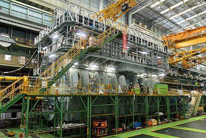 11G95ME-C9.5 engine during its shop test in Korea (Photo: Doosan)