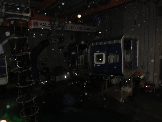 Adverse conditions were fully replicated during the demonstration, with poor visibility and loud noise effects. (Photo: Tom Mulligan)