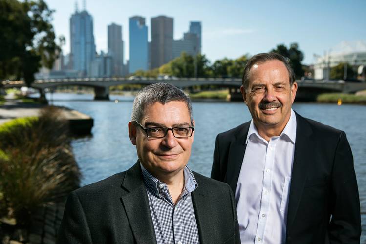 Aquabotix’s CEO, Durval Tavares, and Chairman, Peter James (Photo: Aquabotix)