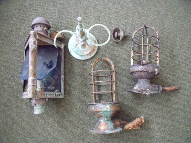 Artifacts that were taken from the wrecks (MCA photo)
