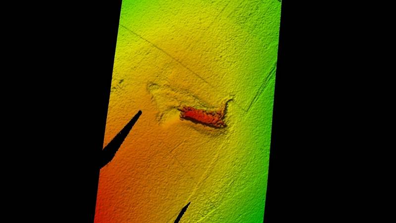 Bathymetric images of the Nessie model, created this week using the data captured from Kongsberg Maritime Ltd’s MUNIN AUV.  (Photo: Kongsberg)