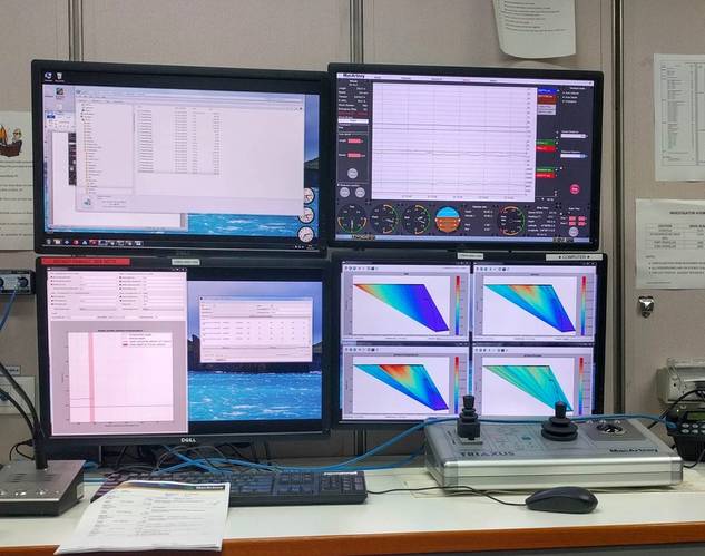 On board the RV Investigator utilising the TRIAXUS the MMI (courtesy of CSIRO)