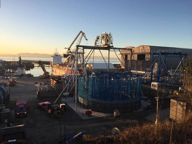Briggs Marine’s subsea cable depot at Burntisland (Photo: Briggs Marine)