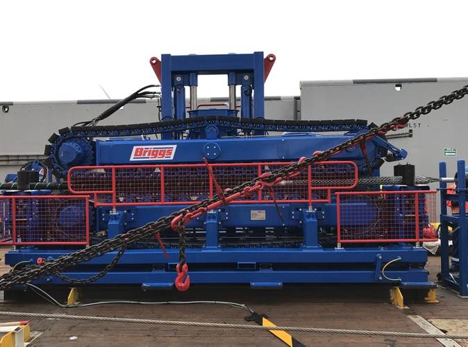 One of the cable tensioners added to Briggs’ range of equipment (Photo: Briggs Marine)