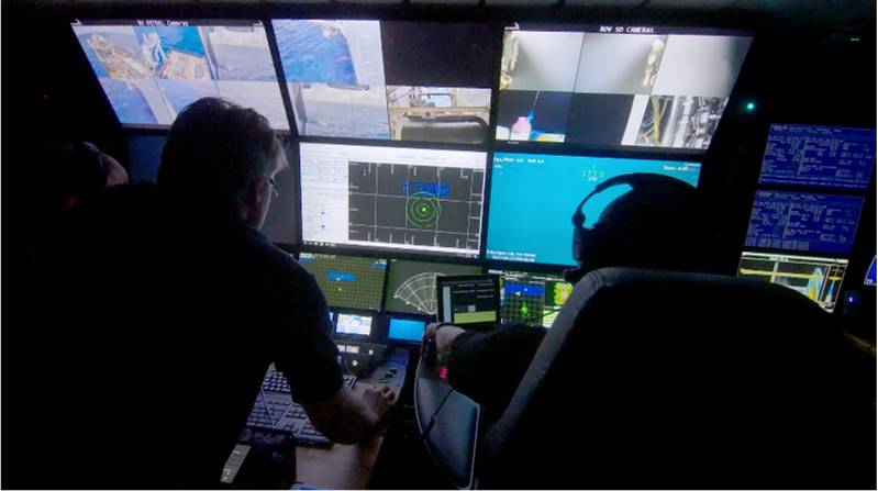 ROV control station during operations (Photo: 3U)