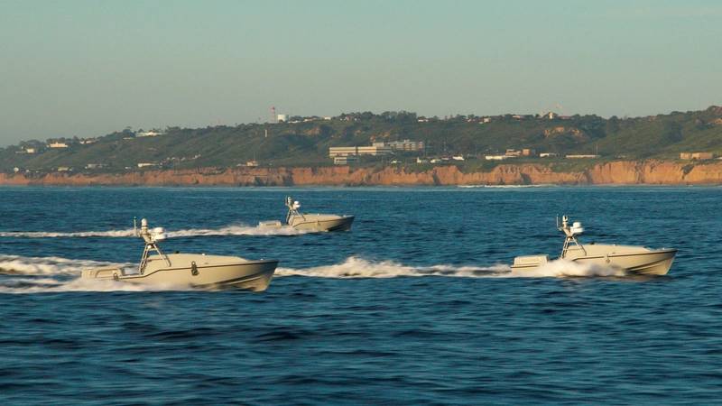 Corsair, Saronic's 24-foot ASV, supports a wide range of applications including maritime domain awareness, port, harbor, and offshore facility security monitoring, logistics shuttle operations and environmental monitoring.
Image courtesy Saronic