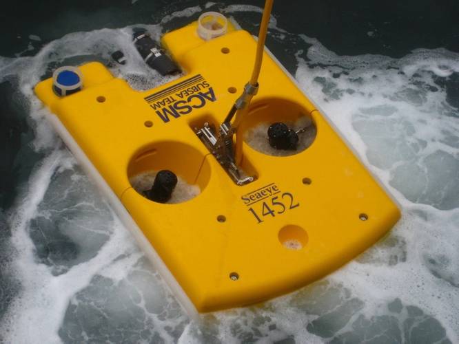The Cougar XT has two vertical and four horizontal thrusters. (Photo: Saab Seaeye)