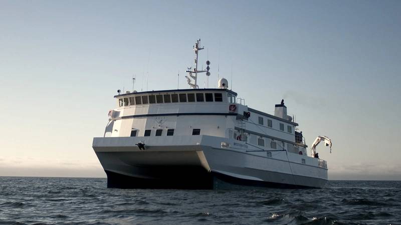 The R/V David Packard will replace MBARI’s current flagship research vessel, the R/V Western Flyer, which will be retired in fall 2022. Photo: © 2021 MBARI