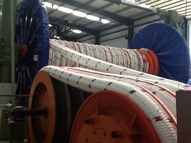 Deepwater rope manufacture at Lankhorst Ropes (Photo: Lankhorst Ropes)