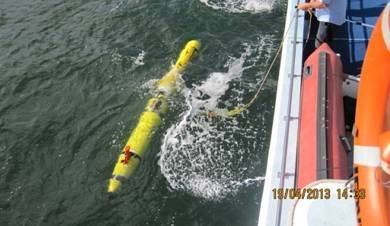 DSTO’s REMUS 600 AUV fitted with Kraken’s AquaPix InSAS