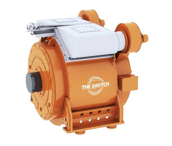 Dual-use: a marine permanent magnet motor from The Switch. Image Courtesy The Switch
