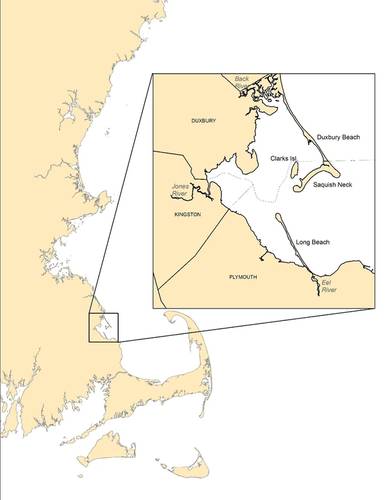 The Duxbury, Kingston and Plymouth (DKP) embayment. Credit: Massachusetts Division of Marine Fisheries