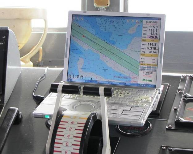 Electronic charts, layered with multi-faceted information, are increasingly popular with commercial pilots around the world. (Credit: NOAA)