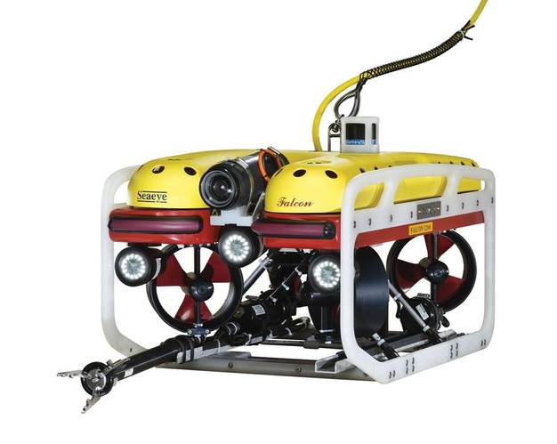 The Falcon is Saab Seaeye's most widely used robotic system, prized for its small size yet five-strong thruster power and intelligent systems architecture (Photo: Saab Seaeye)
