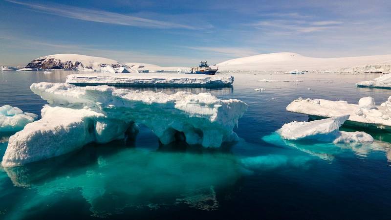 Falkor Antarctica Aerial Image Courtesy Schmidt Ocean Institute Photo Mónika Naranjo-Shepherd