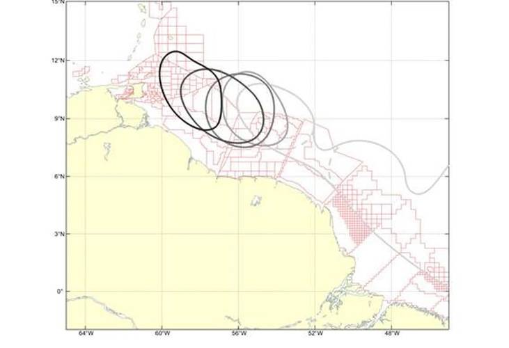 Figure 2: NBC activity over a 3-month period in early 2021. Image courtesy Woods Hole Group