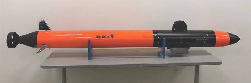 Figure 6: A Deep Rated, customized, compact UUV (Photo: Riptide)