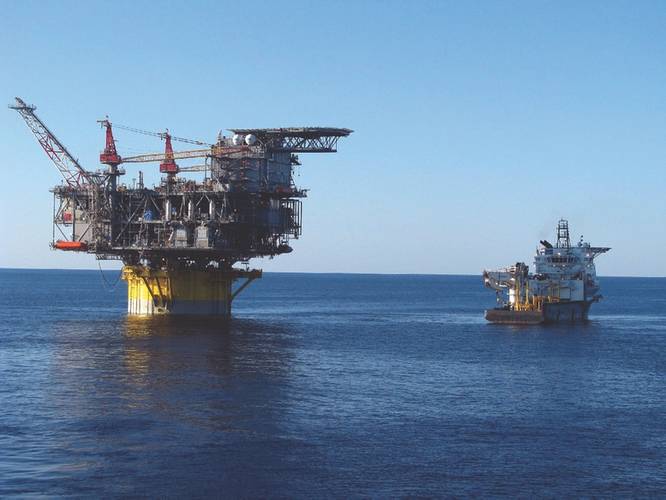 Figure 1: UAS programs are ideal for visually inspecting remote assets, such as rig components or subcomponents in difficult-to-reach areas. (Credit Oceaneering)