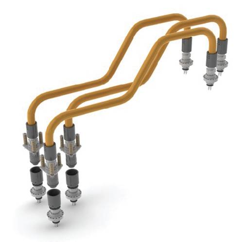 Figure 1:  Wet-mate Power Connectors  [photo: TE Connectivity / DEUTSCH connectors]