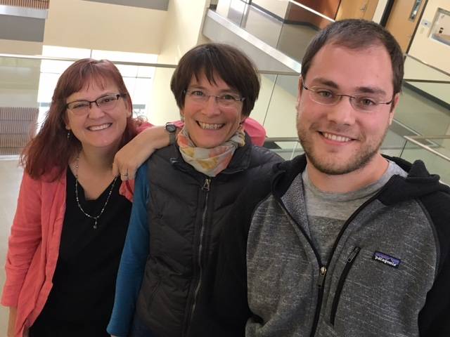 "They are the foundational recyclers of the lake." Trina McMahon (left) Katrina Forest and UW-Madison graduate student Jeff Dwulit-Smith have helped hone our understanding of actinobacteria. (Credit: Aaron R. Conklin)