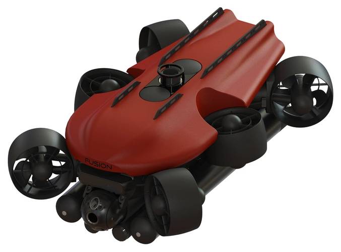 The Fusion combines AUV, ROV and diver navigation and propulsion into one system. (Photo: Nortek)