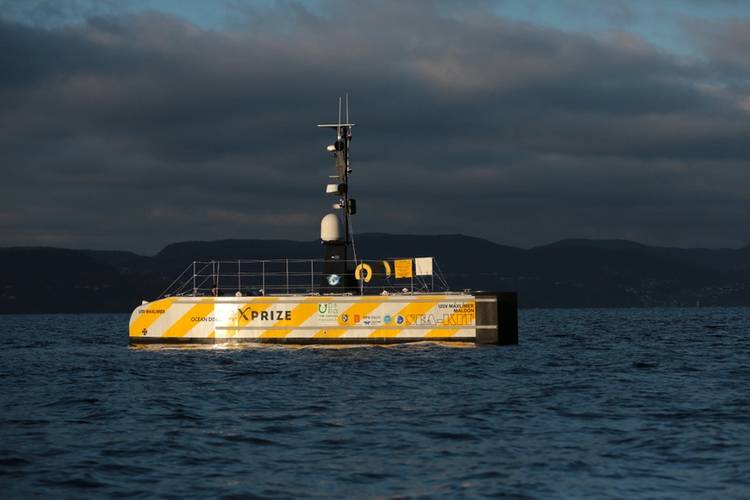 GEBCO-NF Alumni is integrating existing technologies and ocean-mapping experience with an innovative unmanned surface vessel to contribute towards comprehensive mapping of the ocean floor by 2030. (Photo: Anders Jørgensen)