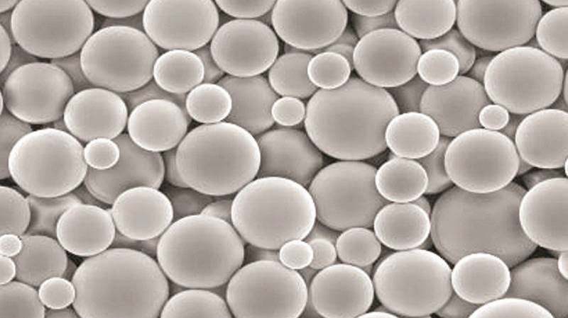 Hollow Glass Microspheres Under Microscope. (Image: Trellborg)