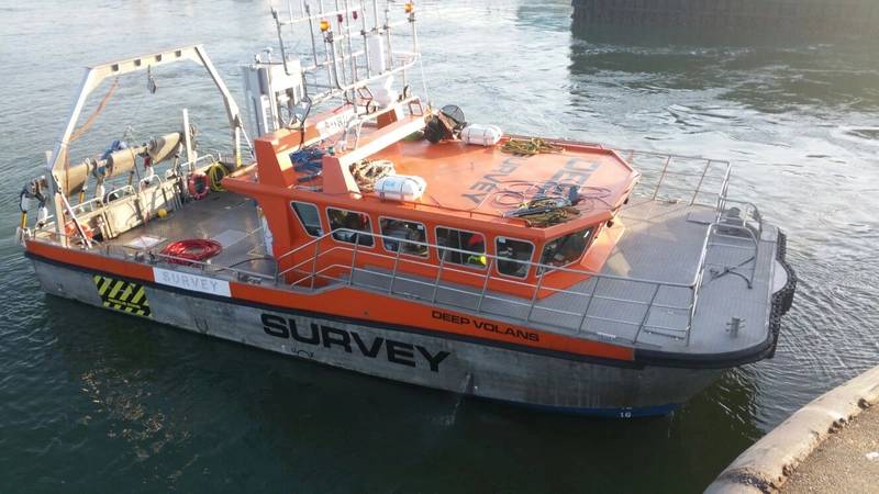 Deep BV immediately put its new Sonardyne Mini Ranger 2 USBL tracking system to work in a project to survey an area for unexploded ordnance. (Photo: Sonardyne)