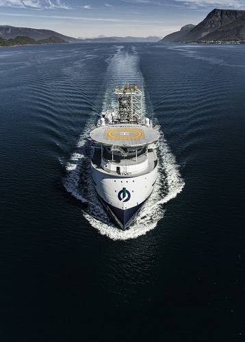 Island Performer, a state-of-the-art subsea vessel built and designed by Ulstein, has been delivered to Island Offshore. (Photo: Ulstein Group/Marius Beck Dahle)