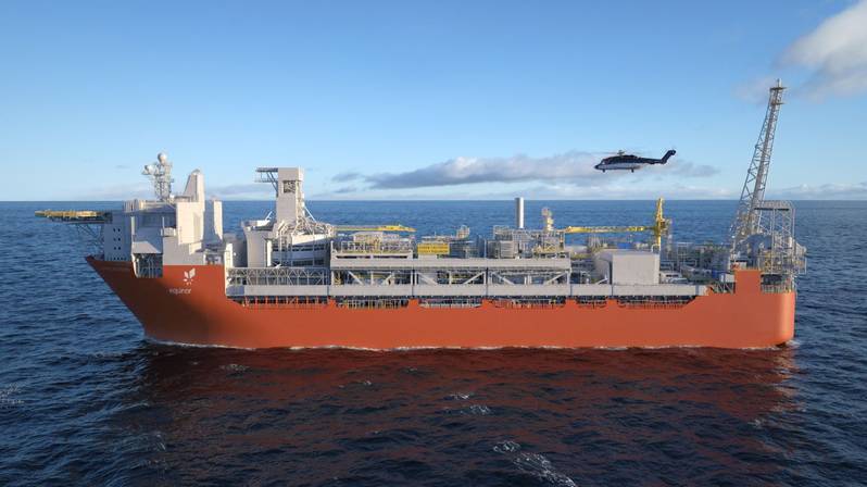 Johan Castberg FPSO 3D illustration, Credit: 
Equinor 
Produced by Render AS
