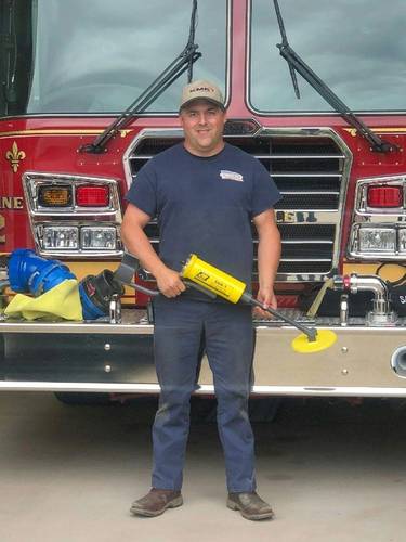 Kevin Langley of the Grosse Ile Fire Department (Photo: JW Fishers)