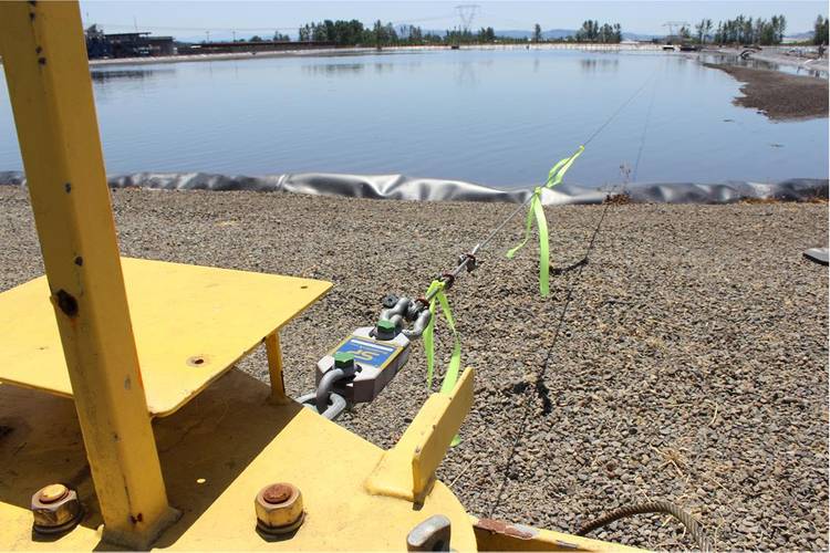 The lagoons (or ponds) at the facility measure are 675 ft. long by 275 ft. wide. (Photo: Straightpoint)