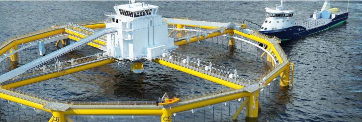 Lankhorst Euronete mooring lines for World’s Largest Fish Farm. (Photo: Lankhorst Euronete SA)