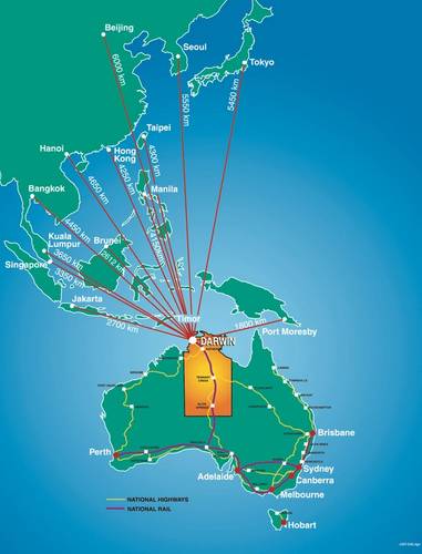 Located in Australia’s northern Top End, the port of Darwin is a strategic hub for trade with Asia. (Image: Port of Darwin)