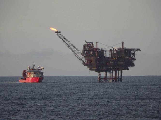 Lomond platform. Images courtesy Chrysaor and Subsea 7
