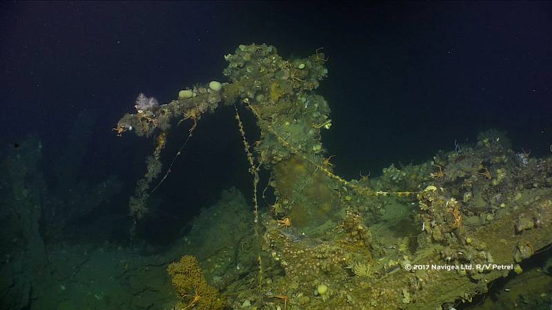 Machine gun on the USS Ward (Photo courtesy of Paul G. Allen)