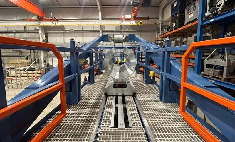 Manufacturing the Launch and Recovery System (Credit: Feritech Global)