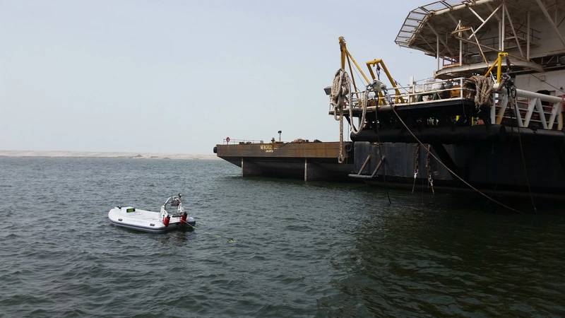 Marine Tech has supplied RSV-ROV systems to IMODCO for CALM buoy inspection operations. Photo from IMODCO.