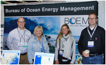 Members of the BOEM team, a conference Patron – thanks! (Photo courtesy of Rick A. Smith) 