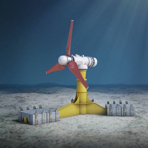 The Meygen tidal stream energy project.   (Credit: Atlantis Resources Ltd.)