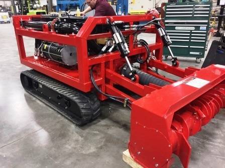 The Mud Cat Model SRD-6EHV ROV System during factory pre-shipment testing (Photo: EDT)