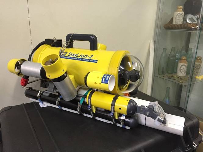 An ROV modified for shell collecting. Photo: JW Fishers
