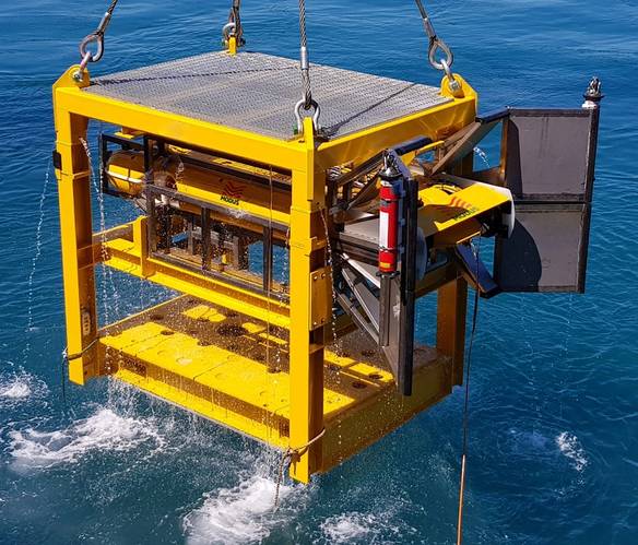 Modus’ H-AUV1 subsea dock. Photo from Modus.