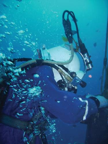 A Chet Morrison diver works on a subsea project.