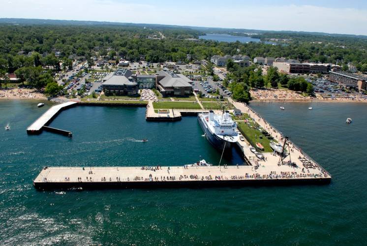 Northwestern Michigan College has its own large docking facility – which can be used for dockside launching of the Falcon. (Image: Saab Seaeye)