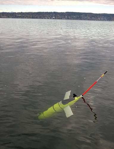 Oculus glider during field testing (Photo: Kongsberg)