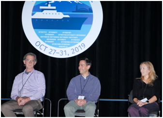Plenary panelists from the University of Washington discussed offshore technology to reduce risk of earthquake damage. (Photo courtesy of Rick A. Smith) 