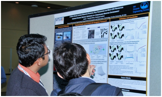 The posters were easily found and well attended.  (Photo courtesy of Rick A. Smith) 